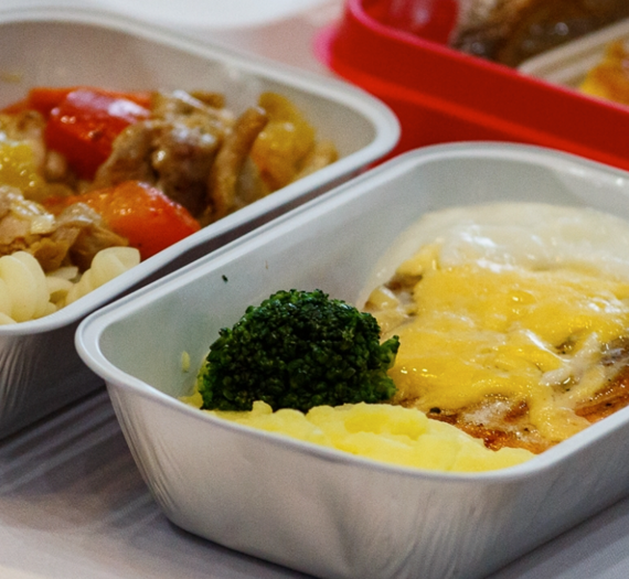 ภาชนะอลูมิเนียมฟอยล์การบิน