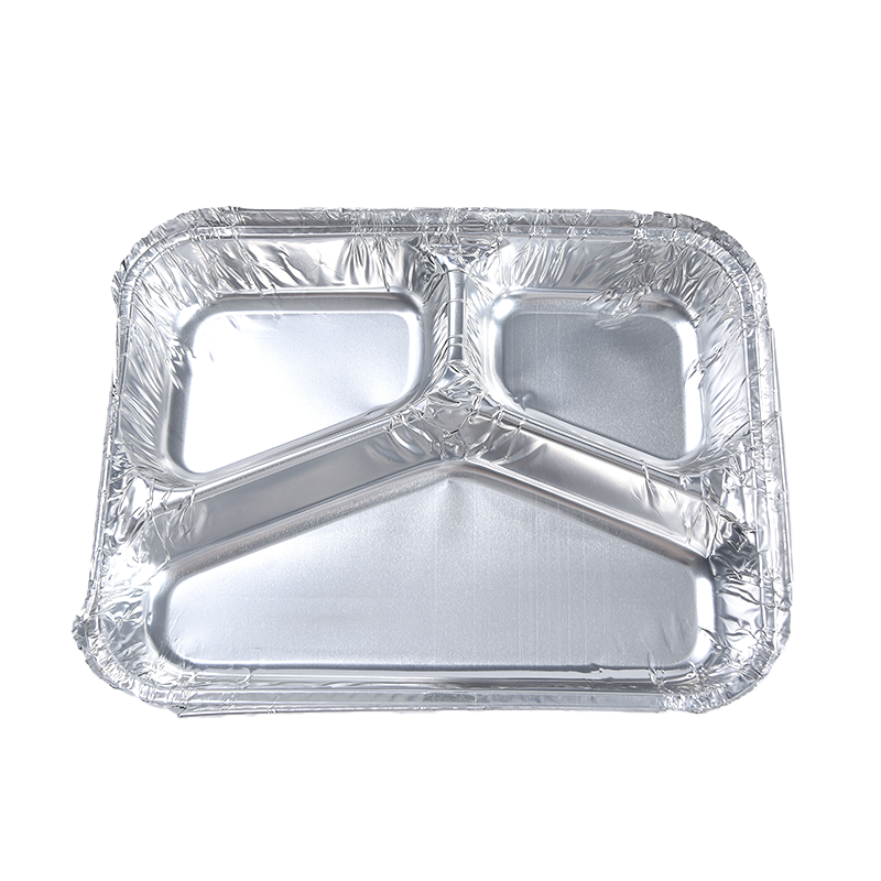 ถาด 3 ช่องเป็นรูปสี่เหลี่ยมผืนผ้า 227-3